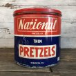 画像3: Vintage National Pretzel 4 1/2 lbs Tin Can (T139) (3)