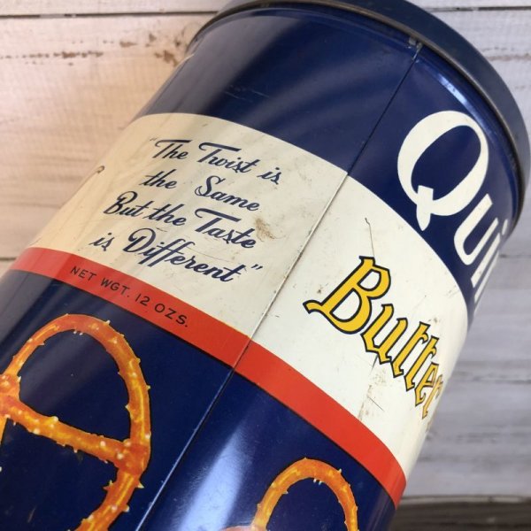 画像9: Vintage Quinlan's Burter Pretzel 12OZ Tin Can (T141) (9)