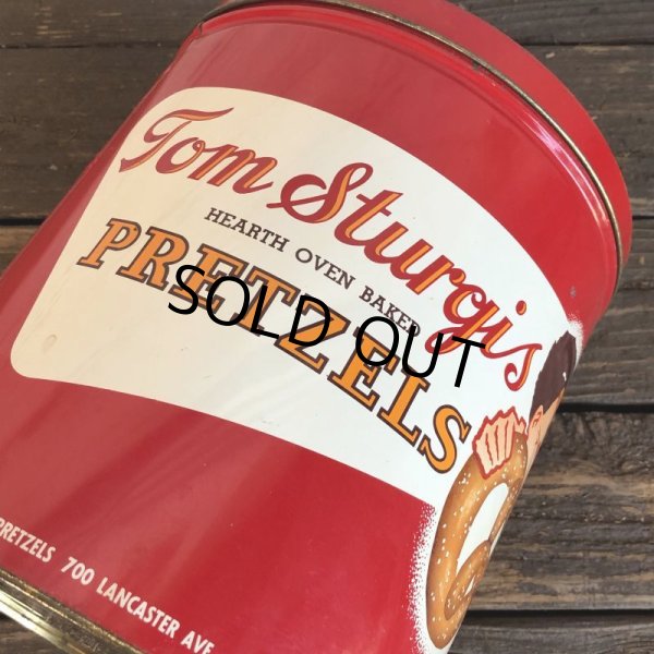 画像9: Vintage Pretzel Tin Tom Sturgis Small (T143) (9)