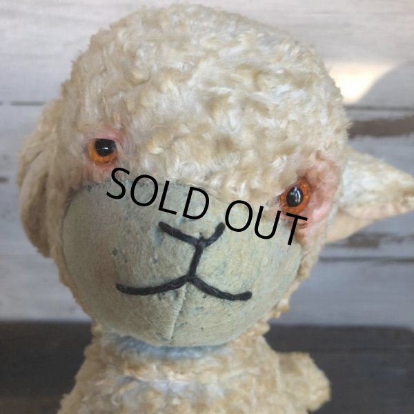 画像10: Vintage Knickerbocker Musical Doll Sheep Lamb (T138) (10)