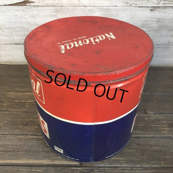 画像2: Vintage National Pretzel 4 1/2 lbs Tin Can (T139) (2)