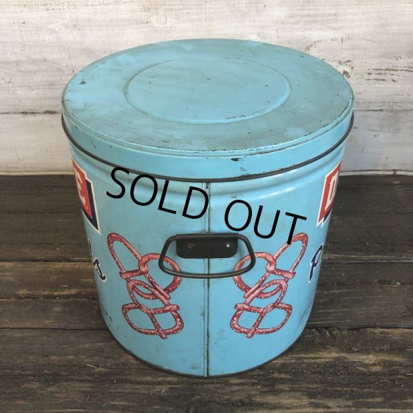 画像2: Vintage DAN DEE Pretzel 2 1/2 Pounds Tin Can (T140) (2)