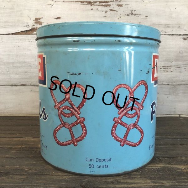 画像4: Vintage DAN DEE Pretzel 2 1/2 Pounds Tin Can (T140) (4)