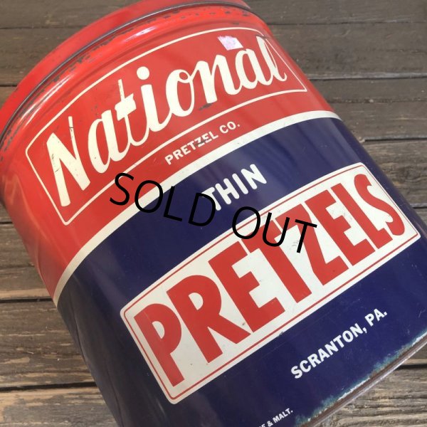 画像7: Vintage National Pretzel 4 1/2 lbs Tin Can (T139) (7)