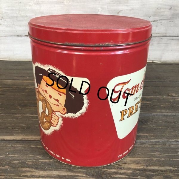 画像6: Vintage Pretzel Tin Tom Sturgis Small (T143) (6)
