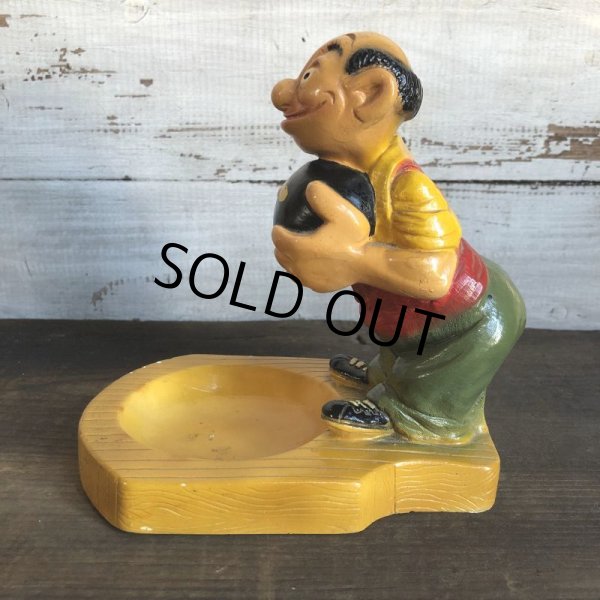 画像4: Vintage Plaster Chalkware Ashtray GUTTER GUS (T137) (4)