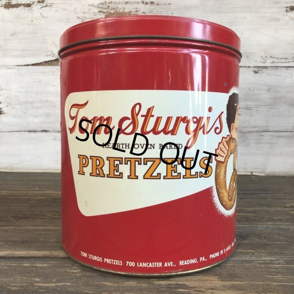 画像3: Vintage Pretzel Tin Tom Sturgis Small (T143) (3)