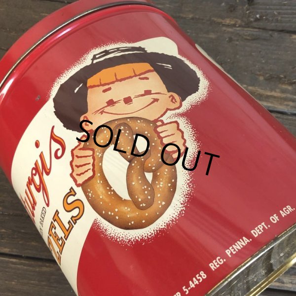 画像10: Vintage Pretzel Tin Tom Sturgis Small (T143) (10)