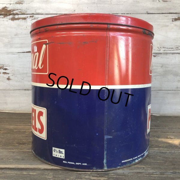 画像4: Vintage National Pretzel 4 1/2 lbs Tin Can (T139) (4)