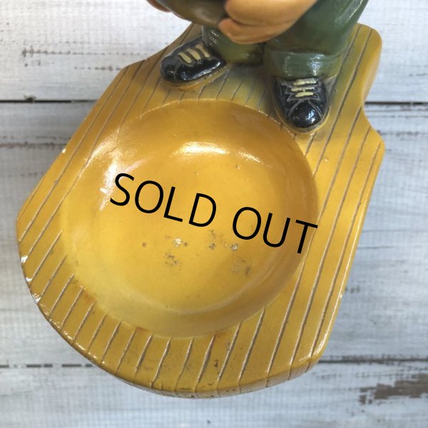 画像9: Vintage Plaster Chalkware Ashtray GUTTER GUS (T137) (9)