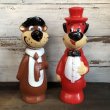 画像12: 60s Vintage Huckleberry Hound Big Size Bank 39cm (T147) (12)