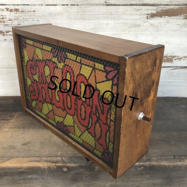 画像3: Vintage Saloon Lighted Stained Glass Bar Sign (T160) (3)