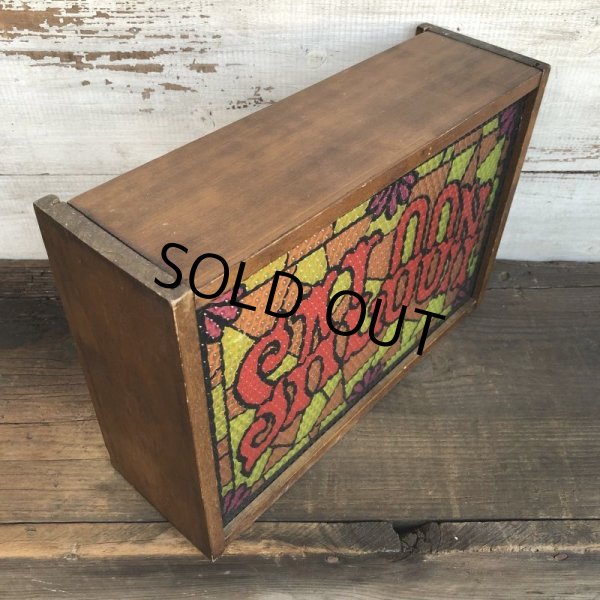 画像6: Vintage Saloon Lighted Stained Glass Bar Sign (T160) (6)