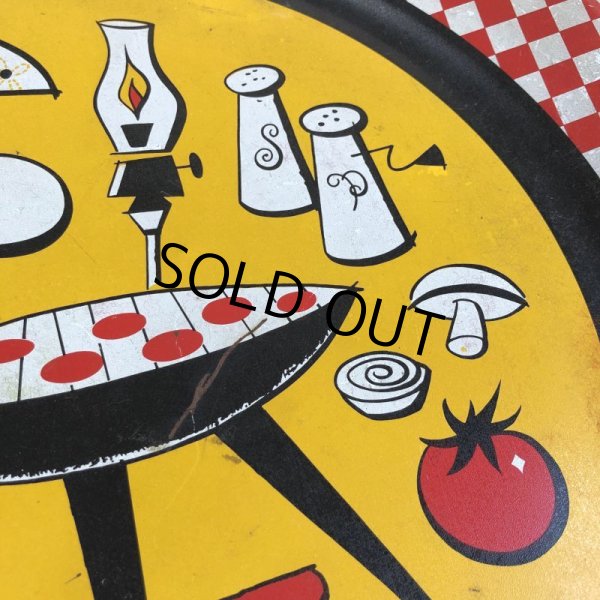 画像2: Vintage BBQ Tin Tray (T167) (2)