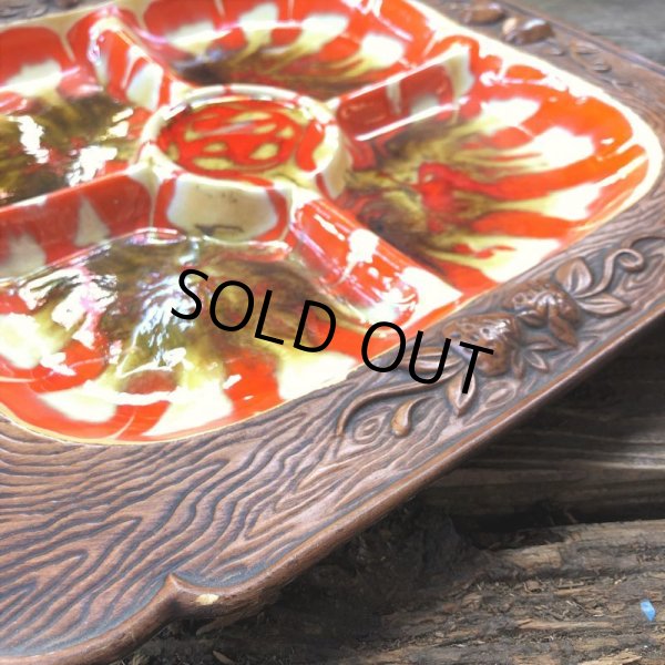 画像2: Vintage Mid-century TREASURE CRAFT Fruit Plate (T165) (2)