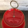 画像7: Vintage Mid-century 2 tier tidbit stand tray (T163) (7)