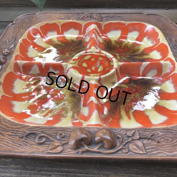 画像5: Vintage Mid-century TREASURE CRAFT Fruit Plate (T165) (5)