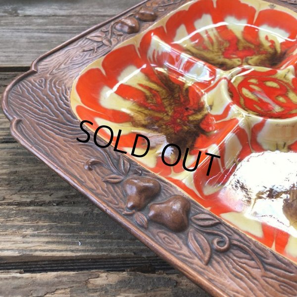 画像4: Vintage Mid-century TREASURE CRAFT Fruit Plate (T165) (4)