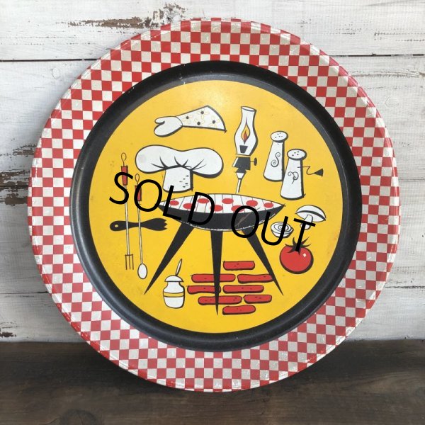 画像7: Vintage BBQ Tin Tray (T167) (7)