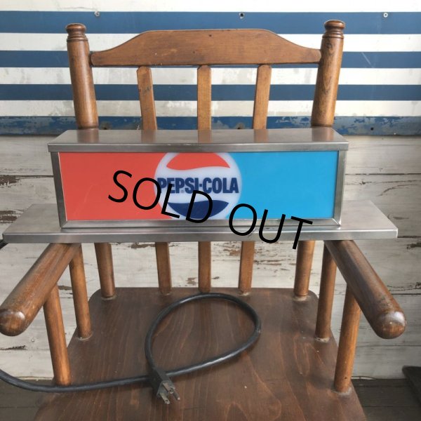 画像3: Vintage Pepsi Fountain Machine Topper Light Sign (T171) (3)