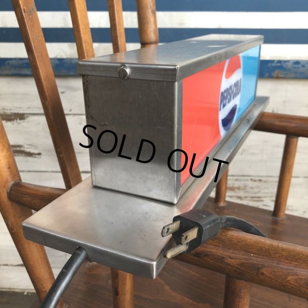 画像4: Vintage Pepsi Fountain Machine Topper Light Sign (T171) (4)