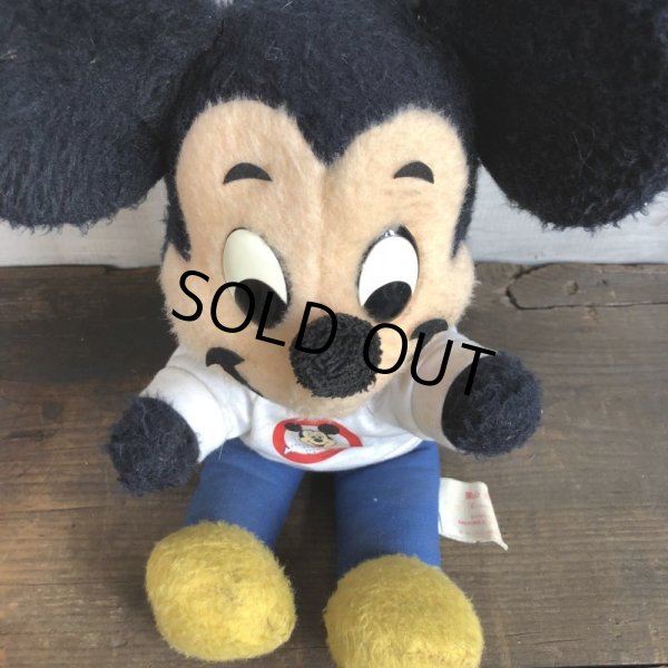 画像5: Vintage Disney Mickey Mouse Club Plush Doll 28cm (T175) (5)