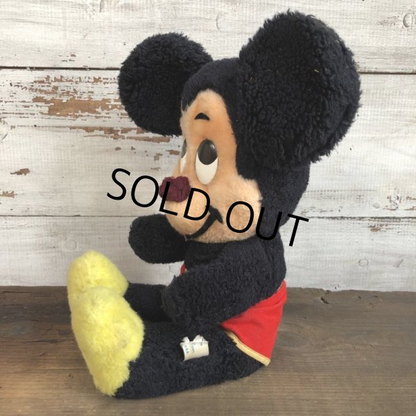 画像2: Vintage Disney Mickey Mouse Plush Doll 29cm (T173) (2)