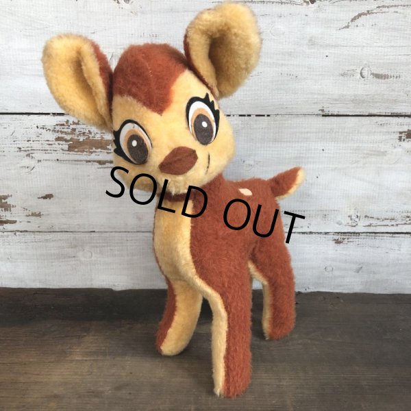 画像1: 70s Vintage Disney Bambi Plush Doll (T178)  (1)