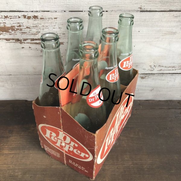 画像3: Vintage Dr Pepper 6 Bottle Pac Set (T186)  (3)