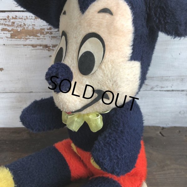 画像6: Vintage Disney Mickey Mouse Plush Doll 35cm (T172) (6)