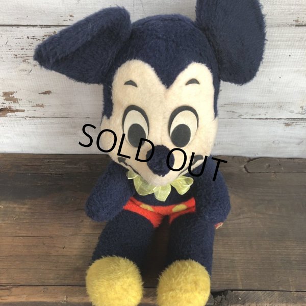 画像7: Vintage Disney Mickey Mouse Plush Doll 35cm (T172) (7)