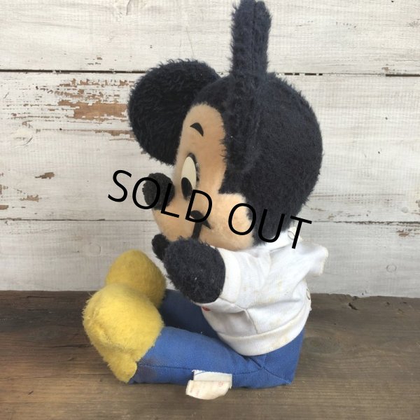 画像4: Vintage Disney Mickey Mouse Club Plush Doll 28cm (T175) (4)