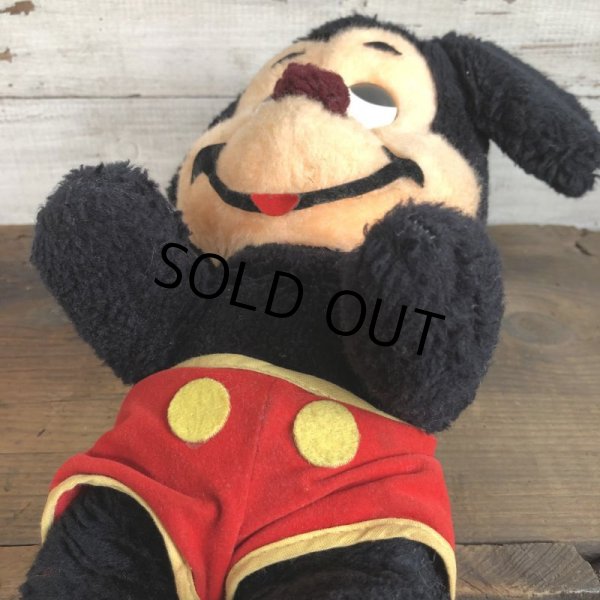 画像5: Vintage Disney Mickey Mouse Plush Doll 29cm (T173) (5)