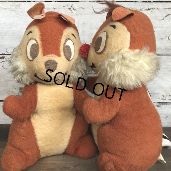 画像10: 70s Vintage Disney Chip & Dale Plush Doll Set (T176)  (10)