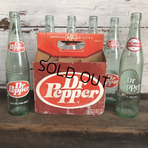 画像5: Vintage Dr Pepper 6 Bottle Pac Set (T186)  (5)
