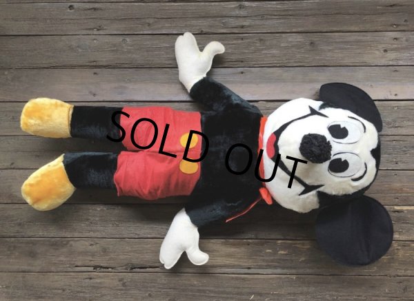 画像10: Vintage Disney Mickey Mouse 95cm Big Doll (J436)  (10)