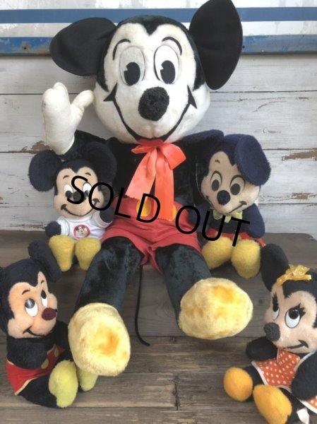 画像1: Vintage Disney Mickey Mouse 95cm Big Doll (J436)  (1)