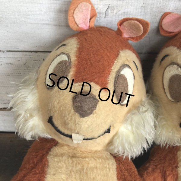 画像7: 70s Vintage Disney Chip & Dale Plush Doll Set (T176)  (7)