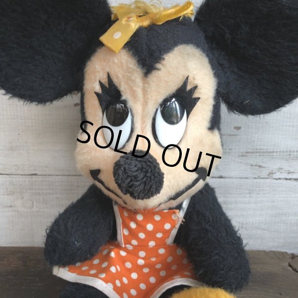 画像8: Vintage Disney Minnie Mouse Plush Doll 28cm (T174) (8)