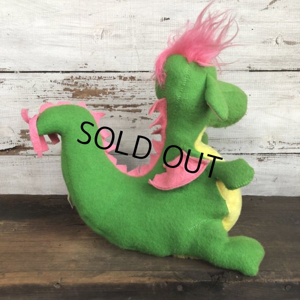 画像2: 70s Vintage Disney Elliot Dragon Plush Doll (T179)  (2)