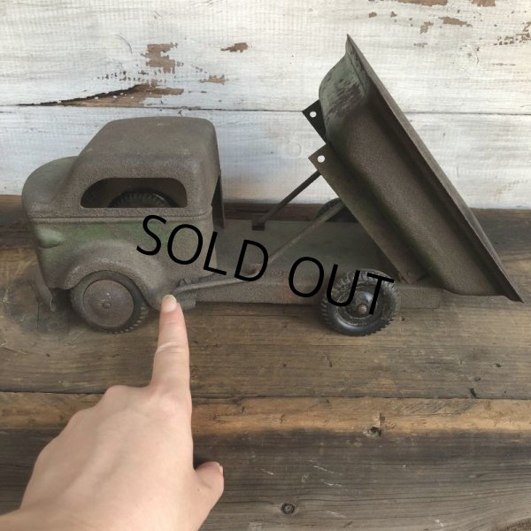 画像3: 30s 40s Vintage Richmond Toy Dump Truck (T192)  (3)