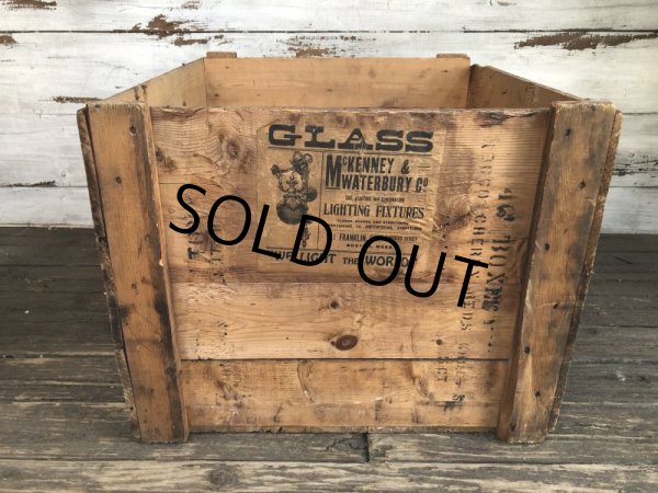 画像3: Vintage McKENNEY&WATERBURY Necco Sweets Wooden Crate Box (T194)  (3)