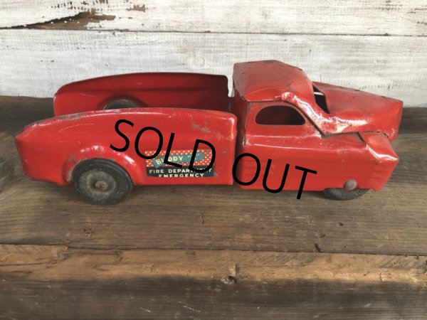 画像6: 40s 50s Vintage Buddy L Toy  Fire Department Emergency (T193)  (6)