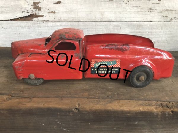 画像2: 40s 50s Vintage Buddy L Toy  Fire Department Emergency (T193)  (2)