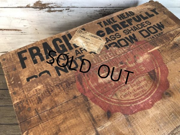 画像12: Vintage McKENNEY&WATERBURY Necco Sweets Wooden Crate Box (T194)  (12)