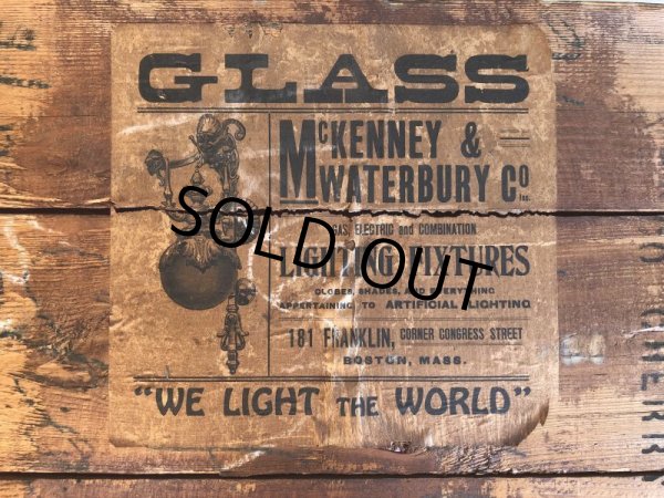 画像10: Vintage McKENNEY&WATERBURY Necco Sweets Wooden Crate Box (T194)  (10)