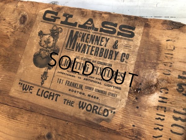 画像9: Vintage McKENNEY&WATERBURY Necco Sweets Wooden Crate Box (T194)  (9)