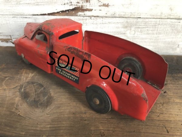 画像8: 40s 50s Vintage Buddy L Toy  Fire Department Emergency (T193)  (8)