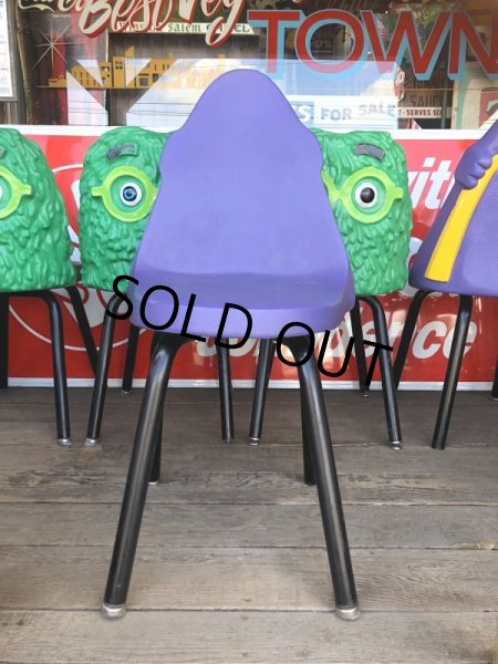 画像3: Vintage Mcdonald's Playland Chair Grimace (S198） (3)