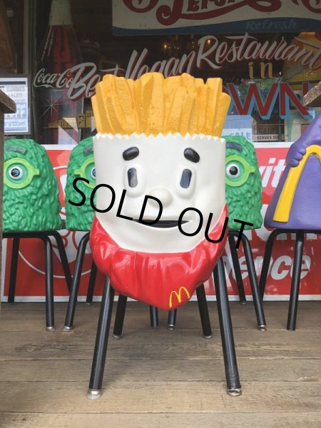 画像1: Vintage Mcdonald's Playland Chair French Fry (S199） (1)